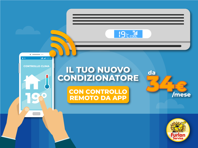 Gestisci il tuo climatizzatore dall’App dello smartphone